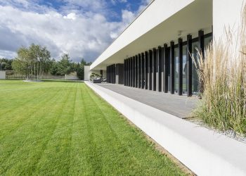 Exterior of a luxury house